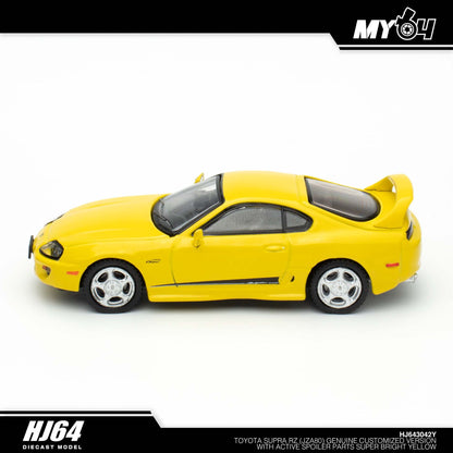 [Hobby Japan] Toyota Supra RZ JZA80 with Active Spoiler Parts - Super Bright Yellow