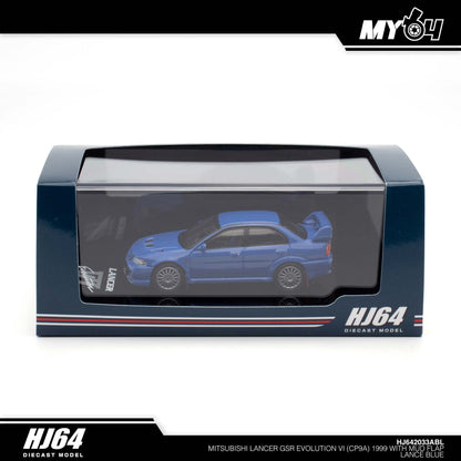 (UNSEAL UNIT) [Hobby Japan] Mitsubishi Lancer GSR Evolution VI (CP9A) 1999 with Mud Flap - Lance Blue