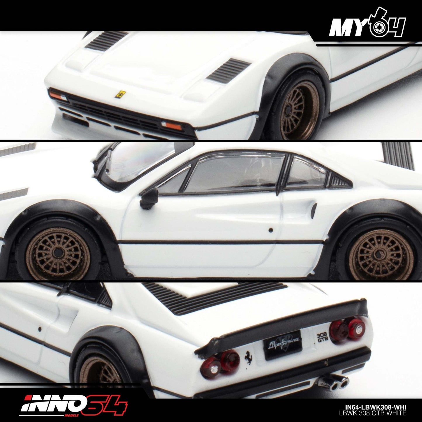 [INNO64] 1:64 LBWK 308 GTB - White