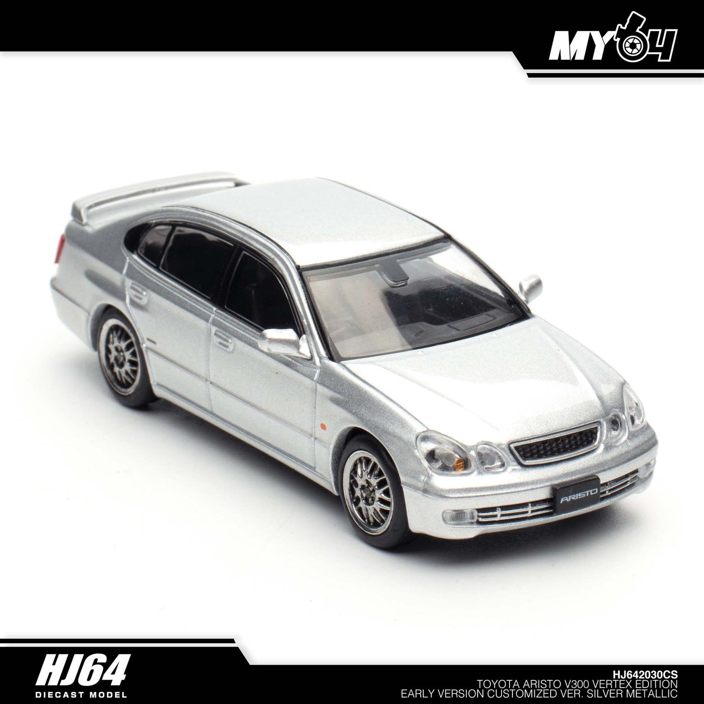 [Hobby Japan] Toyota Aristo V300 Vertex Edition Custom Version - Silver Metallic