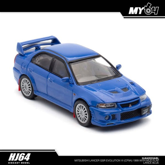 (UNSEAL UNIT) [Hobby Japan] Mitsubishi Lancer GSR Evolution VI (CP9A) 1999 with Mud Flap - Lance Blue
