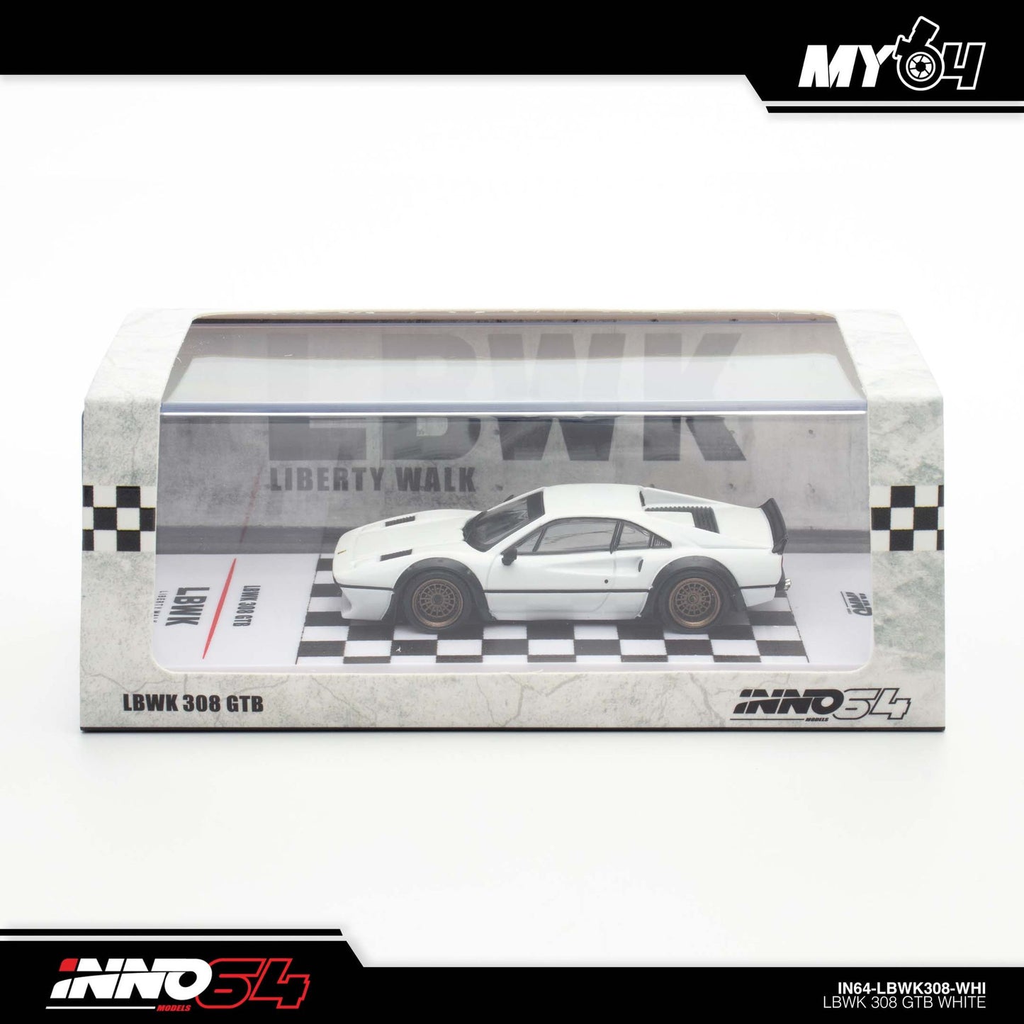 [INNO64] 1:64 LBWK 308 GTB - White