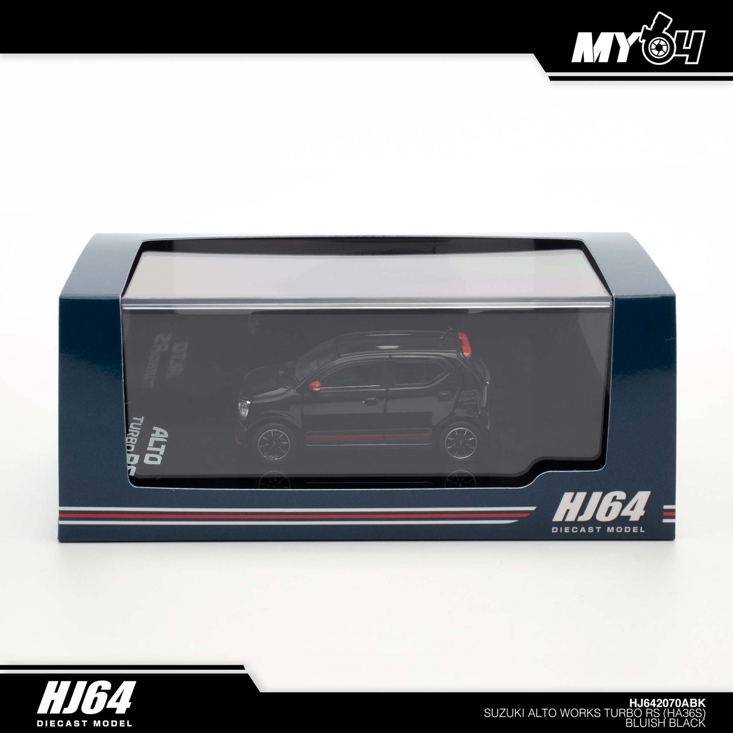[Hobby Japan] Suzuki Alto Works RS (HA36S)  - Bluish Black