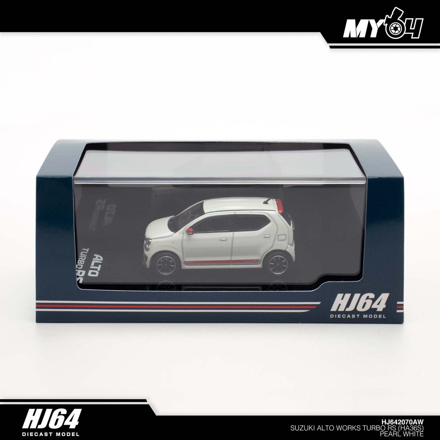 [Hobby Japan] Suzuki Alto Works RS (HA36S) - Pearl White