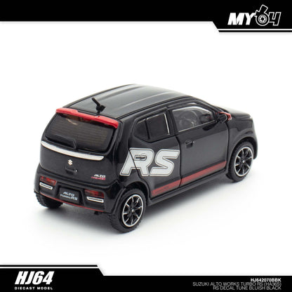 [Hobby Japan] Suzuki Alto Turbo RS (HA36S) RS Decal Tune - Bluish Black