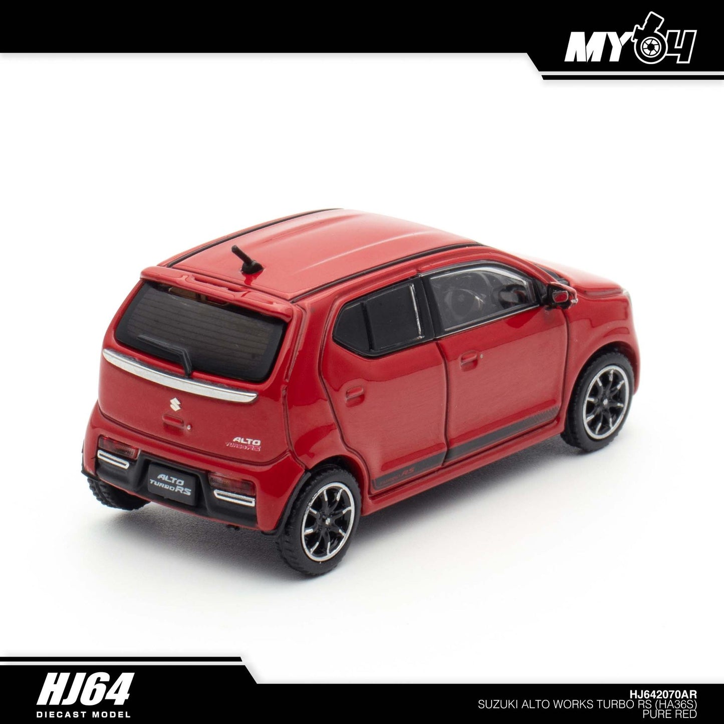 [Hobby Japan] Suzuki Alto Works RS (HA36S) - Pure Red
