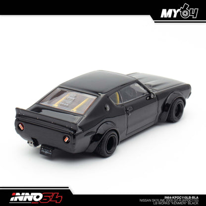 [INNO64] 1:64 Nissan Skyline 2000 GT-R (KPGC110) "Kenmeri" - Black