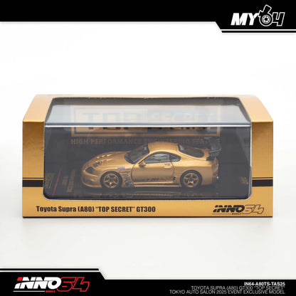 [INNO64] 1:64 Toyota Supra (A80) GT300 "Top Secret" Tokyo Auto Salon 2025 Event Exclusive