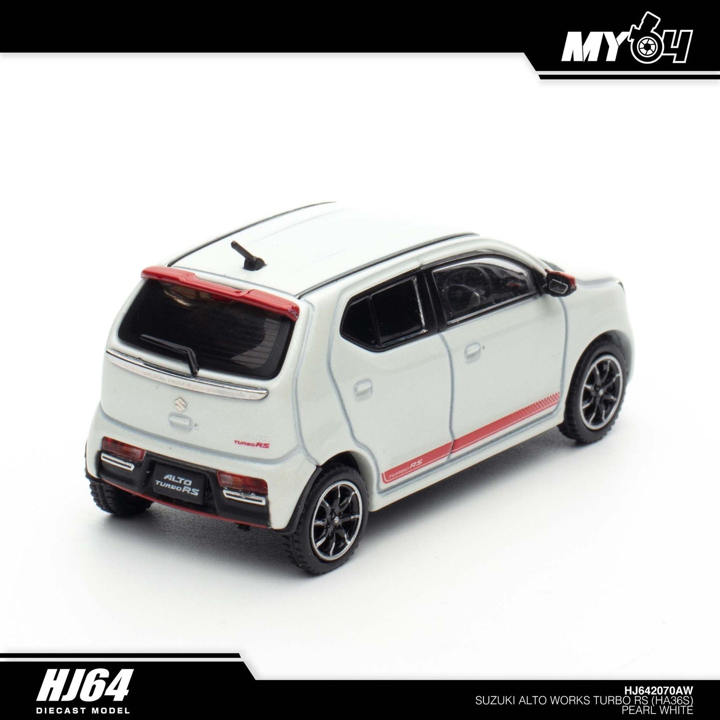 [Hobby Japan] Suzuki Alto Works RS (HA36S) - Pearl White