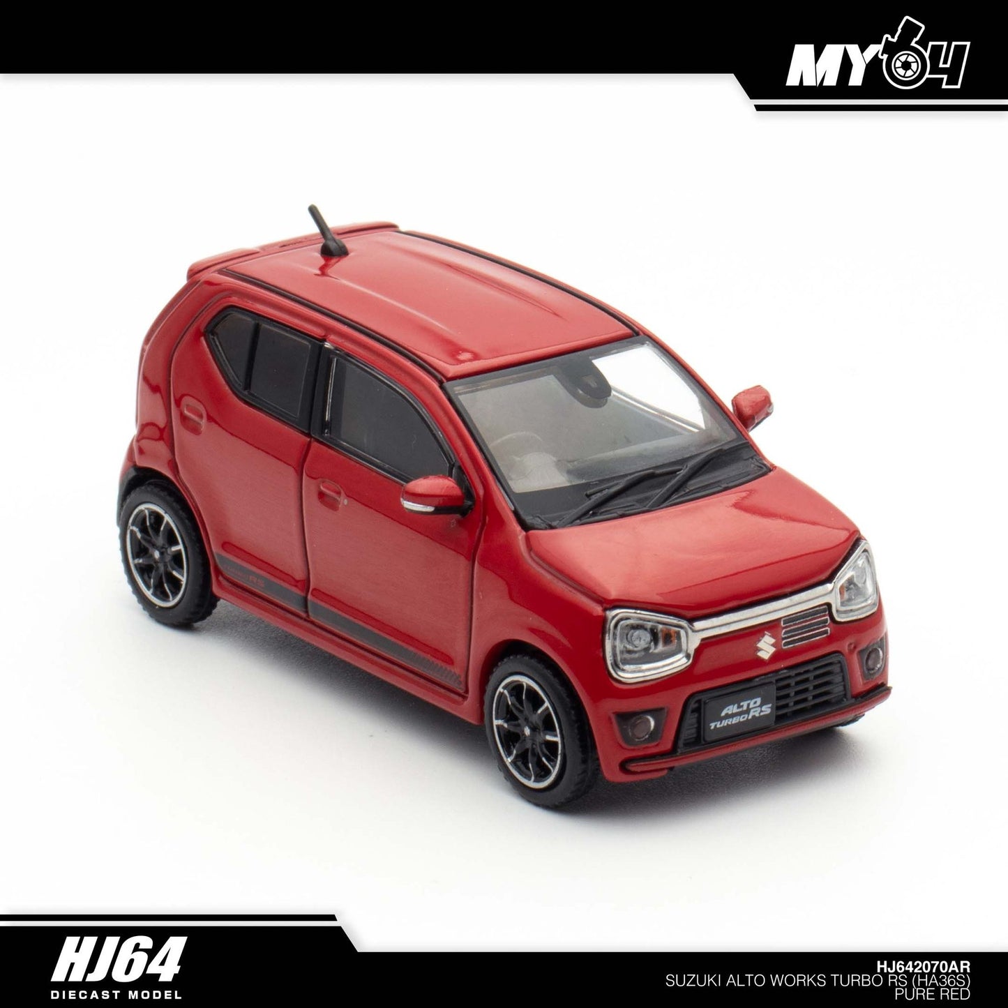 [Hobby Japan] Suzuki Alto Works RS (HA36S) - Pure Red