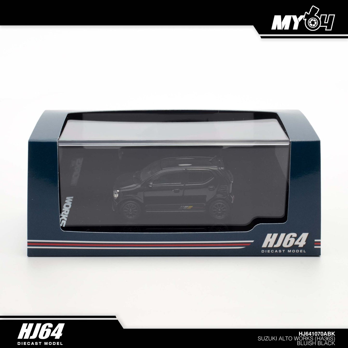 [Hobby Japan] Suzuki Alto Works Ha36S  - Bluish Black