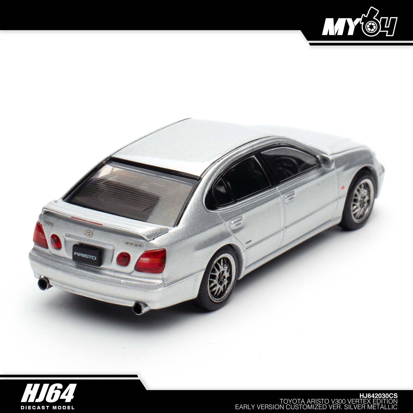 [Hobby Japan] Toyota Aristo V300 Vertex Edition Custom Version - Silver Metallic