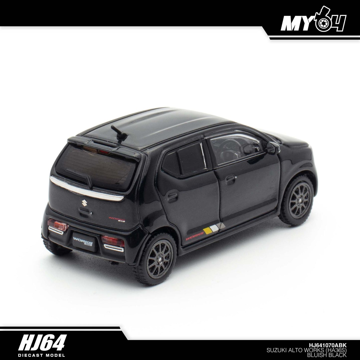 [Hobby Japan] Suzuki Alto Works Ha36S  - Bluish Black