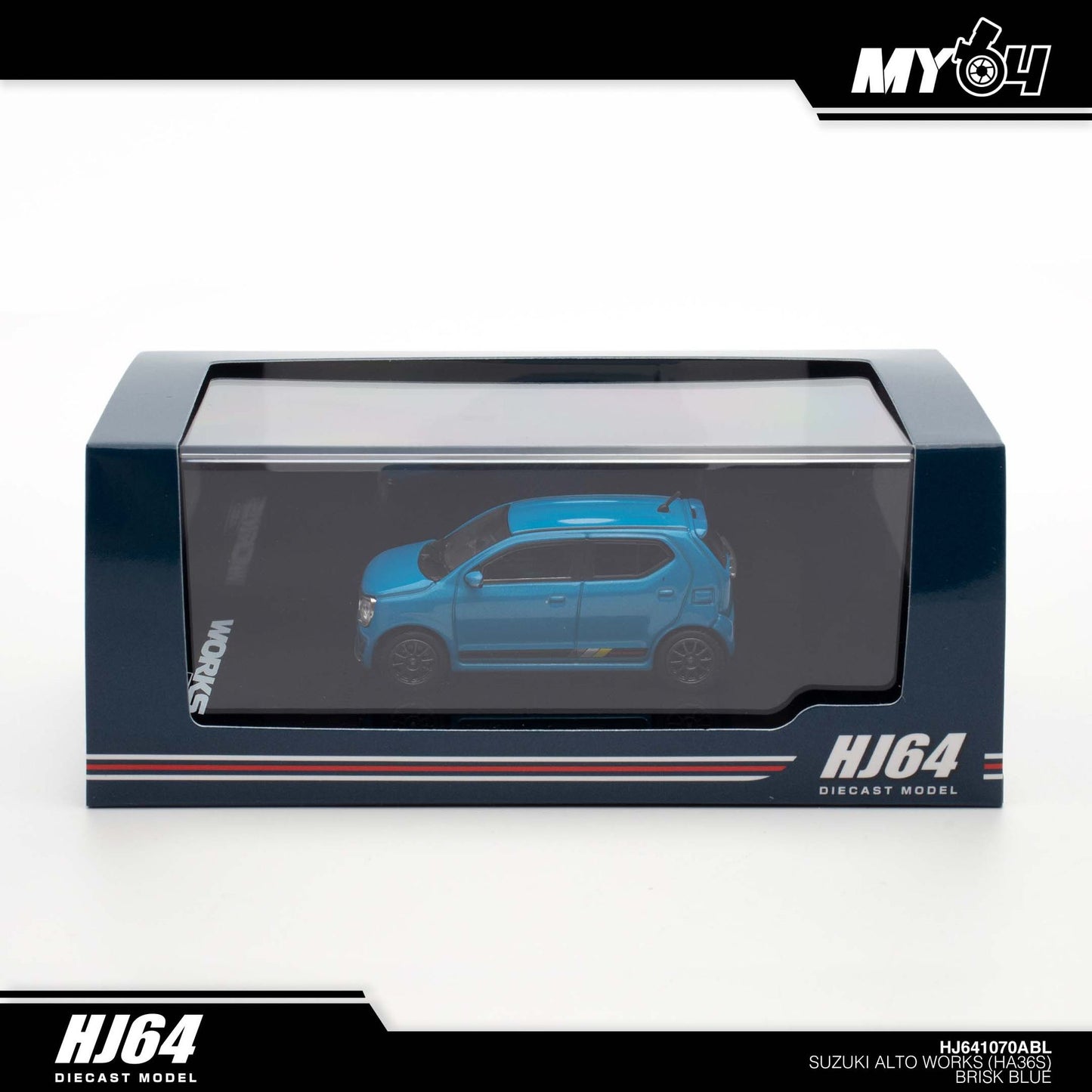 [Hobby Japan] Suzuki Alto Works Ha36S  - Brisk Blue