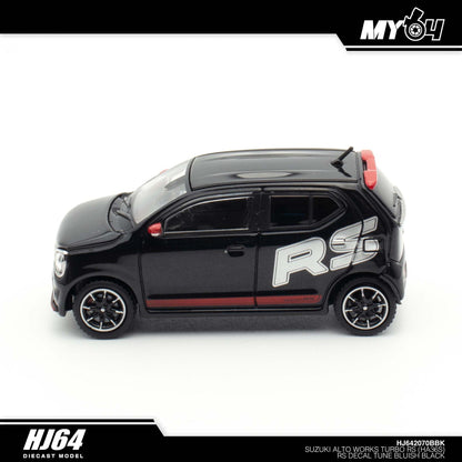 [Hobby Japan] Suzuki Alto Turbo RS (HA36S) RS Decal Tune - Bluish Black