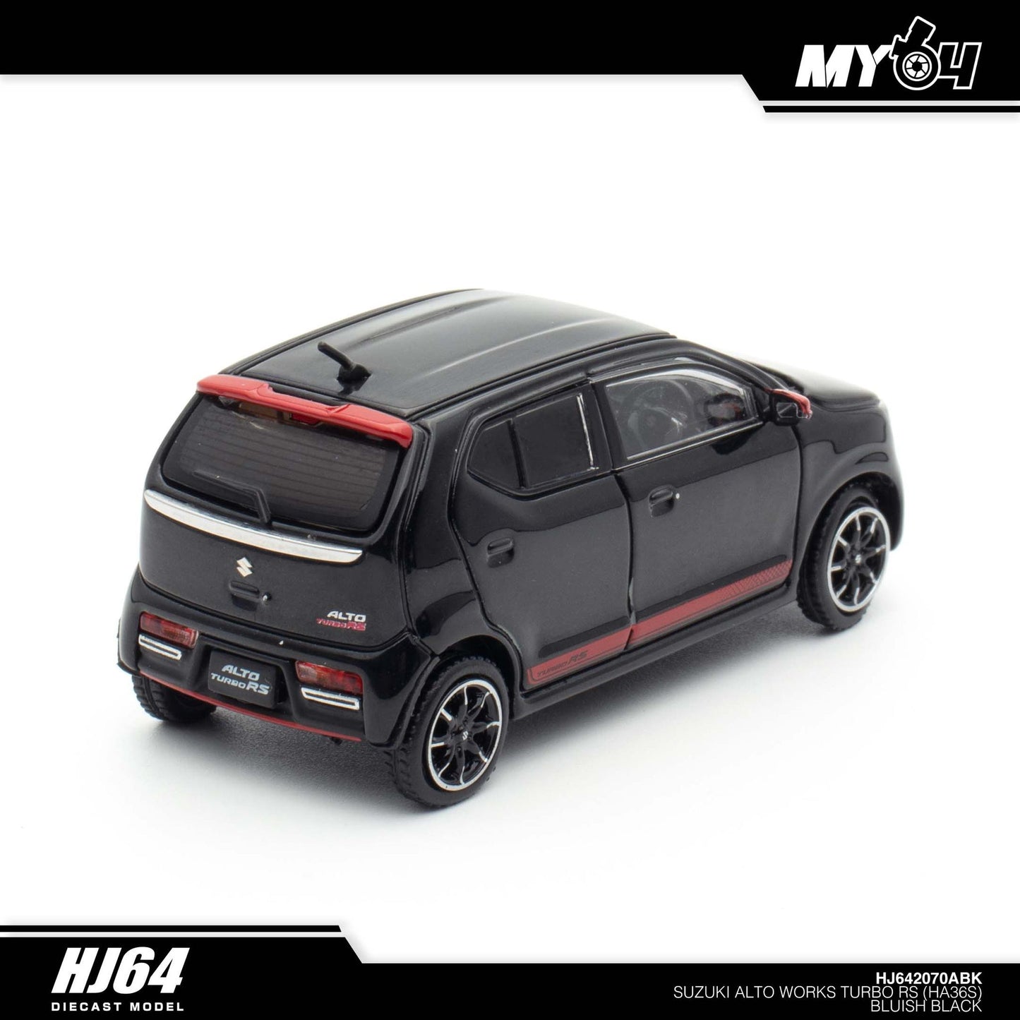 [Hobby Japan] Suzuki Alto Works RS (HA36S)  - Bluish Black