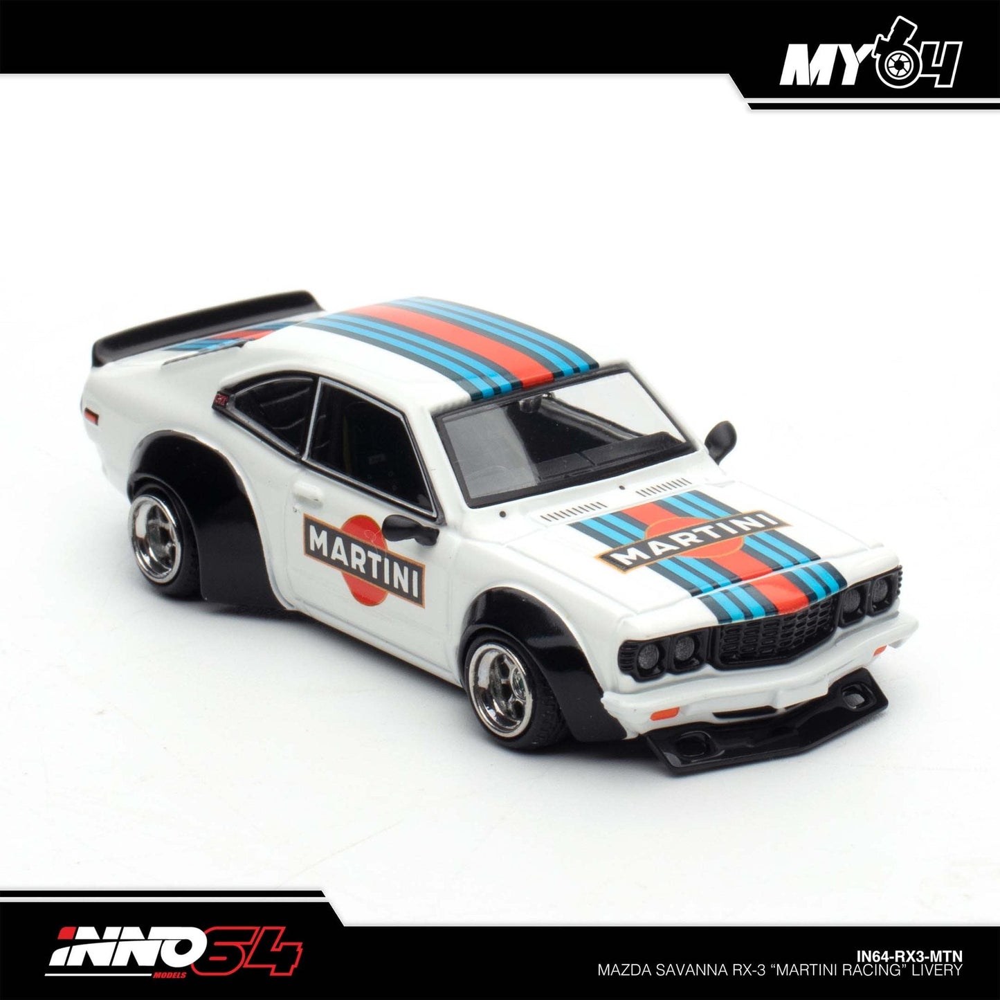 [INNO64] Mazda Savanna RX3 "Martini Racing" Livery