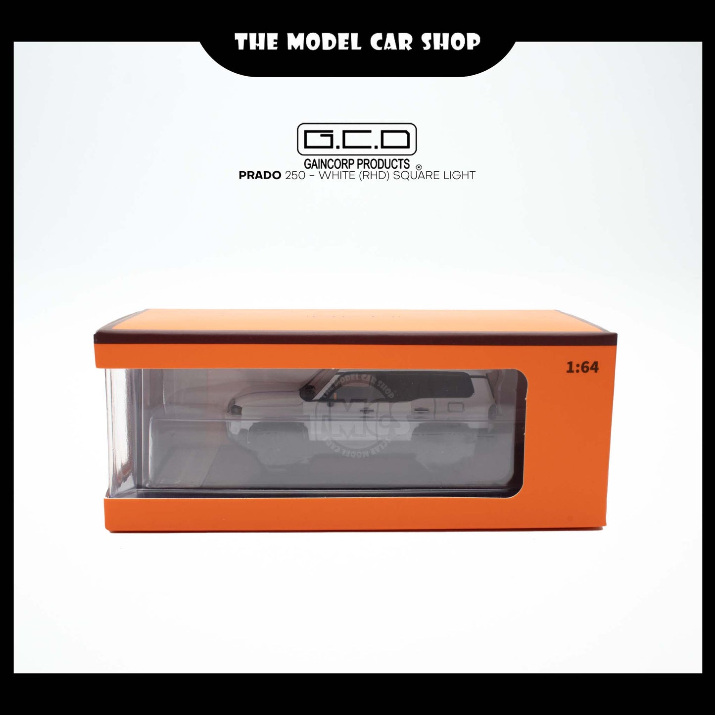 [GCD] Prado 250 - White (RHD) Square Light (423)