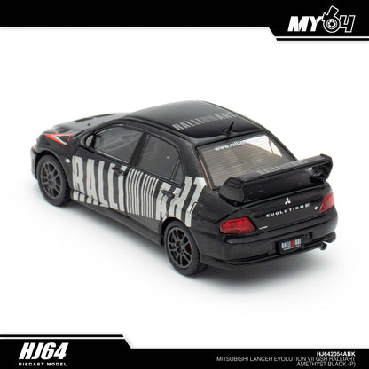 (UNSEAL UNIT) [Hobby Japan] Mitsubishi Lancer Evolution 7 GSR RALLIART - Amethyst Black Pearl