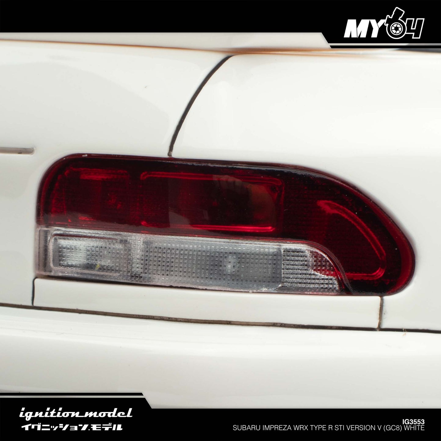 [Ignition Model] 1:18 Subaru Impreza WRX Type R Sti Version V (GC8) - White