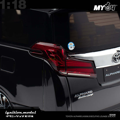 [Ignition Model] 1:18 Toyota Alphard (H30W) Executive Lounge S - Black