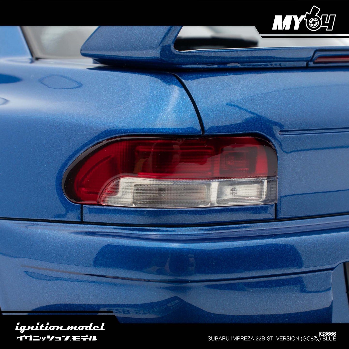 [Ignition Model] Subaru Impreza 22B-STi Version (GC8改) - Blue