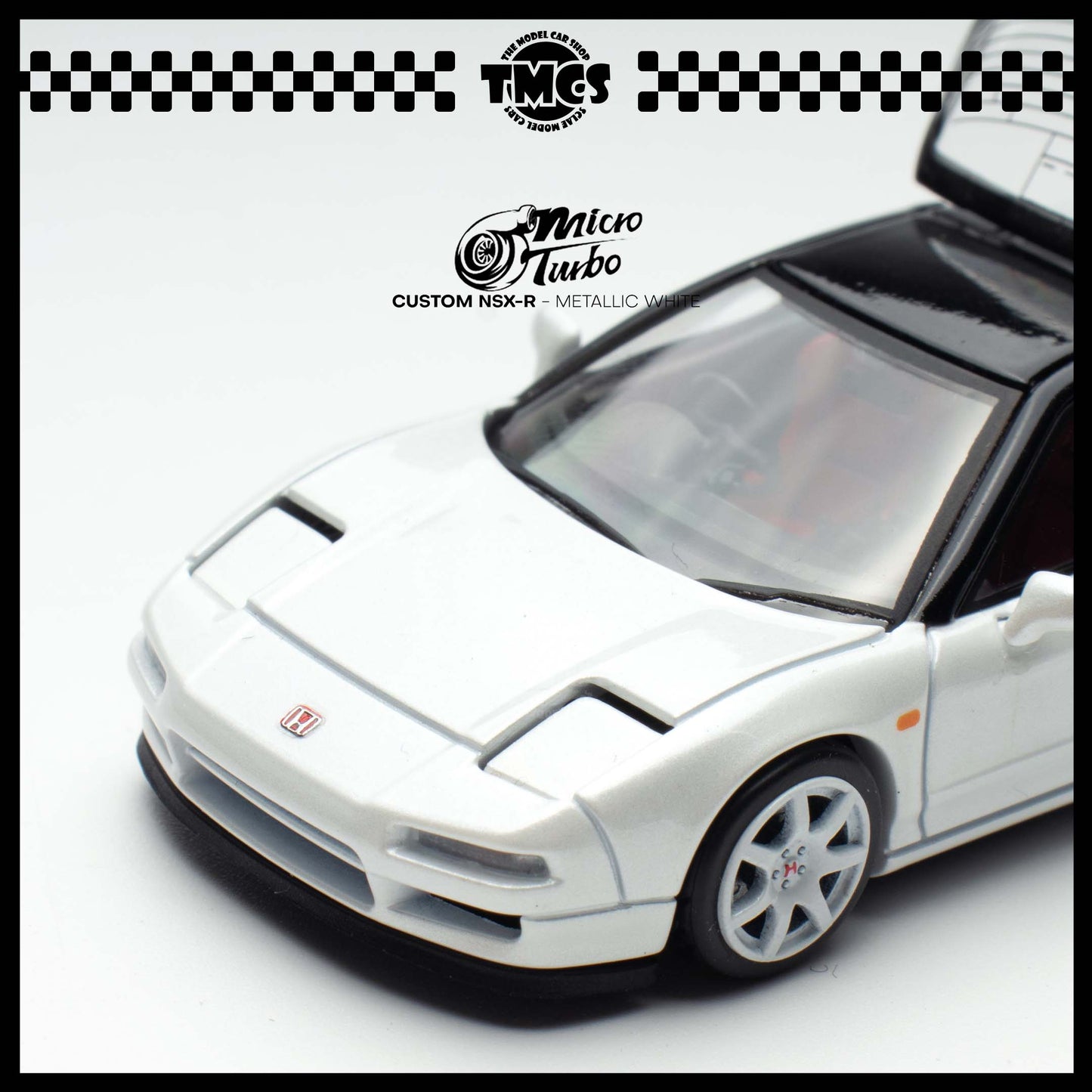 (UNSEAL UNIT) [Micro Turbo] Custom NSX-R - Metallic White