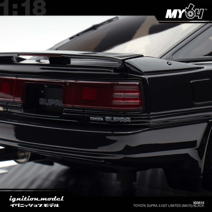 [Ignition Model] 1:18 Toyota Supra 3.0GT Limited (MA70) - Black