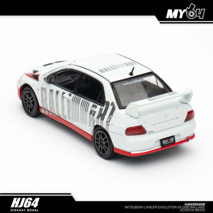(UNSEAL UNIT) [Hobby Japan] Mitsubishi Lancer Evolution 7 GSR RALLIART -  Scortia White