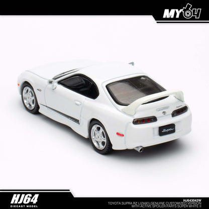 [Hobby Japan] Toyota Supra RZ (JZA80) Genuine Customized Version with Active Spoiler Parts - Super White II