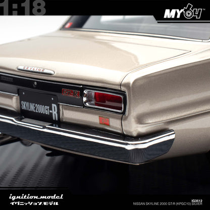[Ignition Model] 1:18 Nissan Skyline 2000 GT-R (PGC10) - Silver