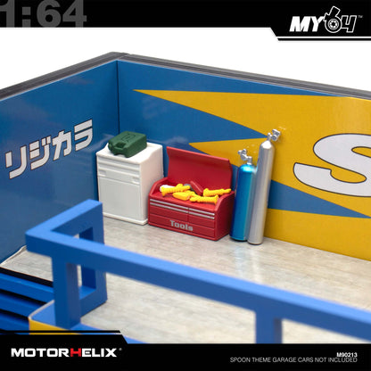 (UNSEAL UNIT) [Motorhelix] 1:64 Spoon Theme Garage