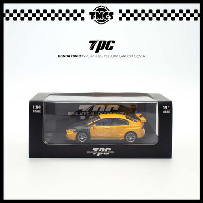 [TPC] Honda Civic Type-R FD2 - Yellow Carbon Cover