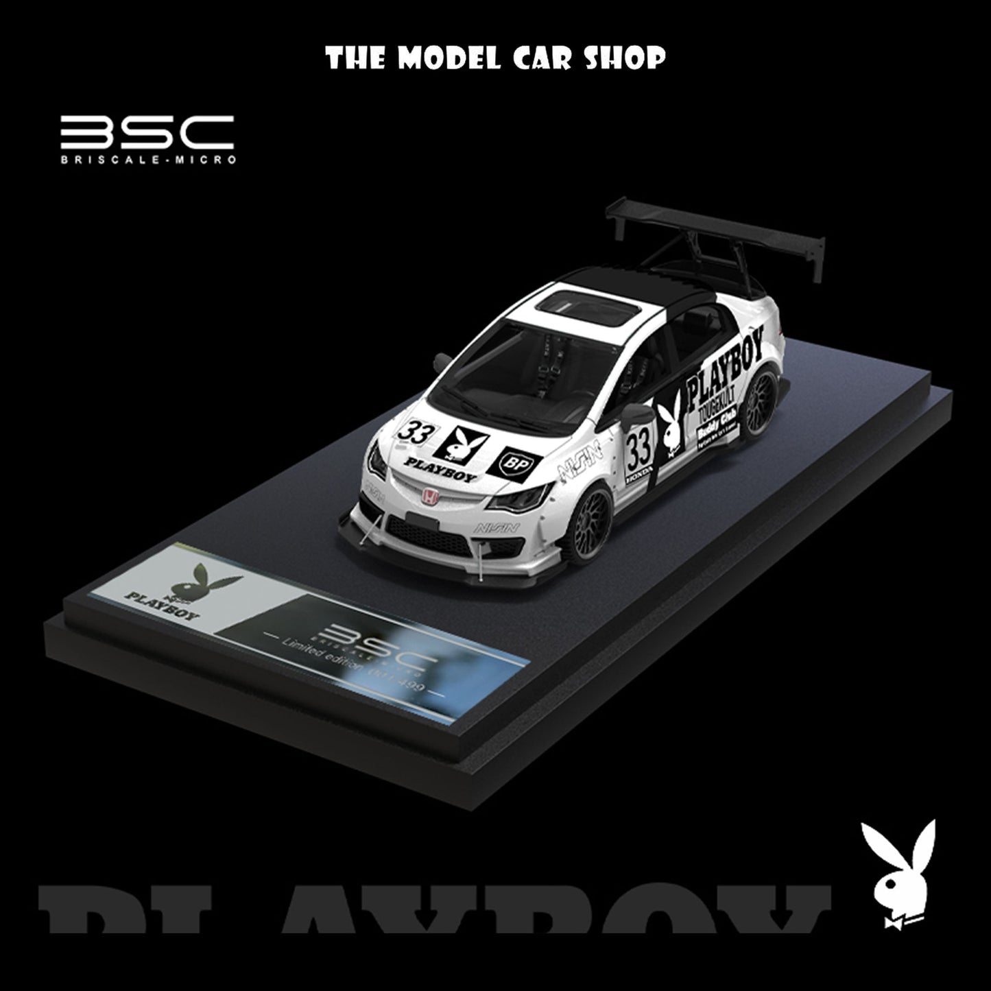 [BSC] Honda Civic FD2R - Play Boy White