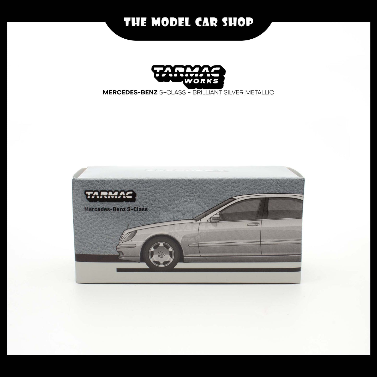 (UNSEAL UNIT) [Tarmac Works] Mercedes-Benz S-Class - Brilliant Silver Metallic