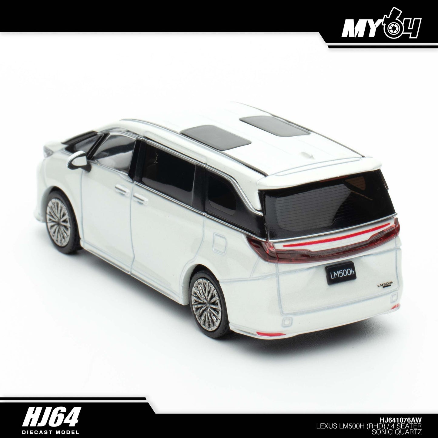 [Hobby Japan] Lexus LM500h (RHD) /4 Seater - Sonic Quartz