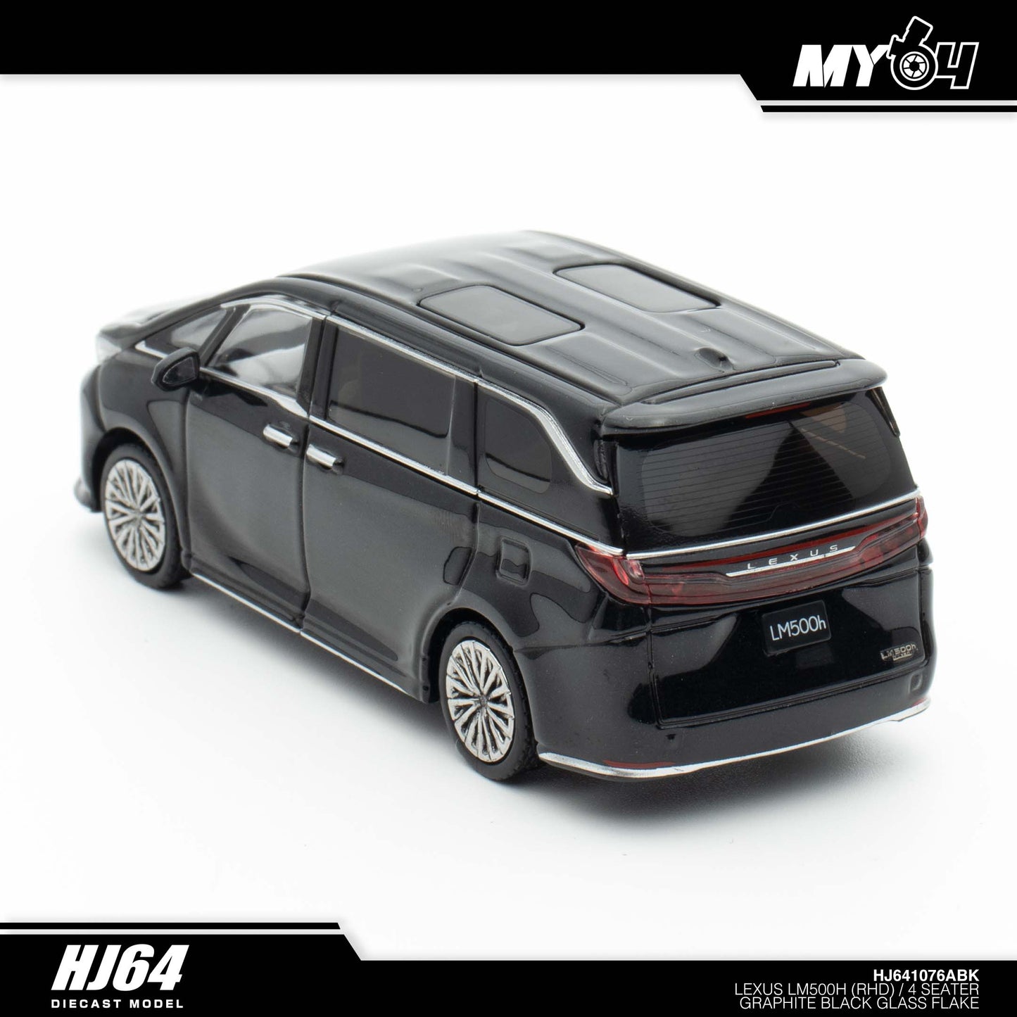 [Hobby Japan] Lexus LM500h (RHD) /4 Seater - Graphite Black Glass Flake