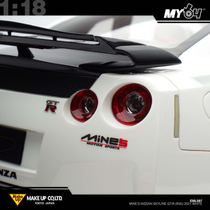 [Make Up] Mine's Nissan Skyline GT-R (R35) 2021 - White