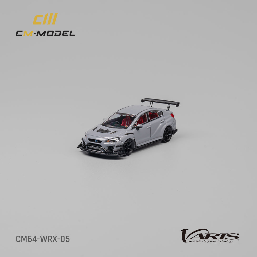 [CM MODEL] 1:64 Subaru WRX Varis Widebody 2.0 Gray - Toy Space Diecast Online Store Singapore