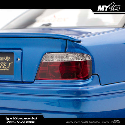 [Ignition Model] Vertex JZX100 Chaser - Blue Metallic With 1JZ Engine