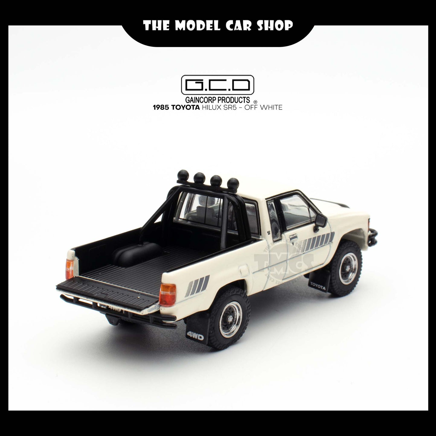 [GCD] 1985 Toyota Hilux SR5 - Off White (396)