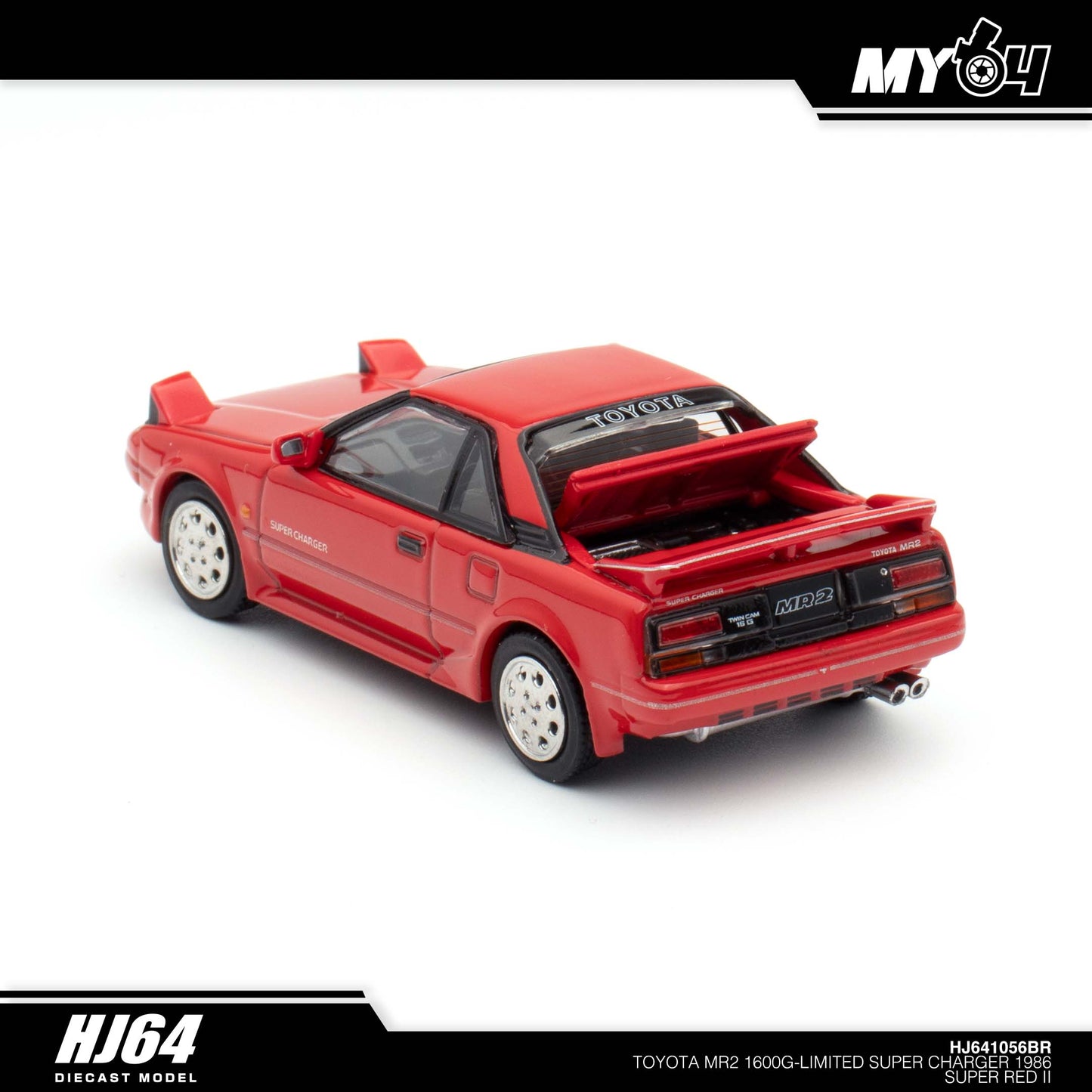 [Hobby Japan] Toyota MR2 1600G - Limited Super Charger 1986 - Super Red II