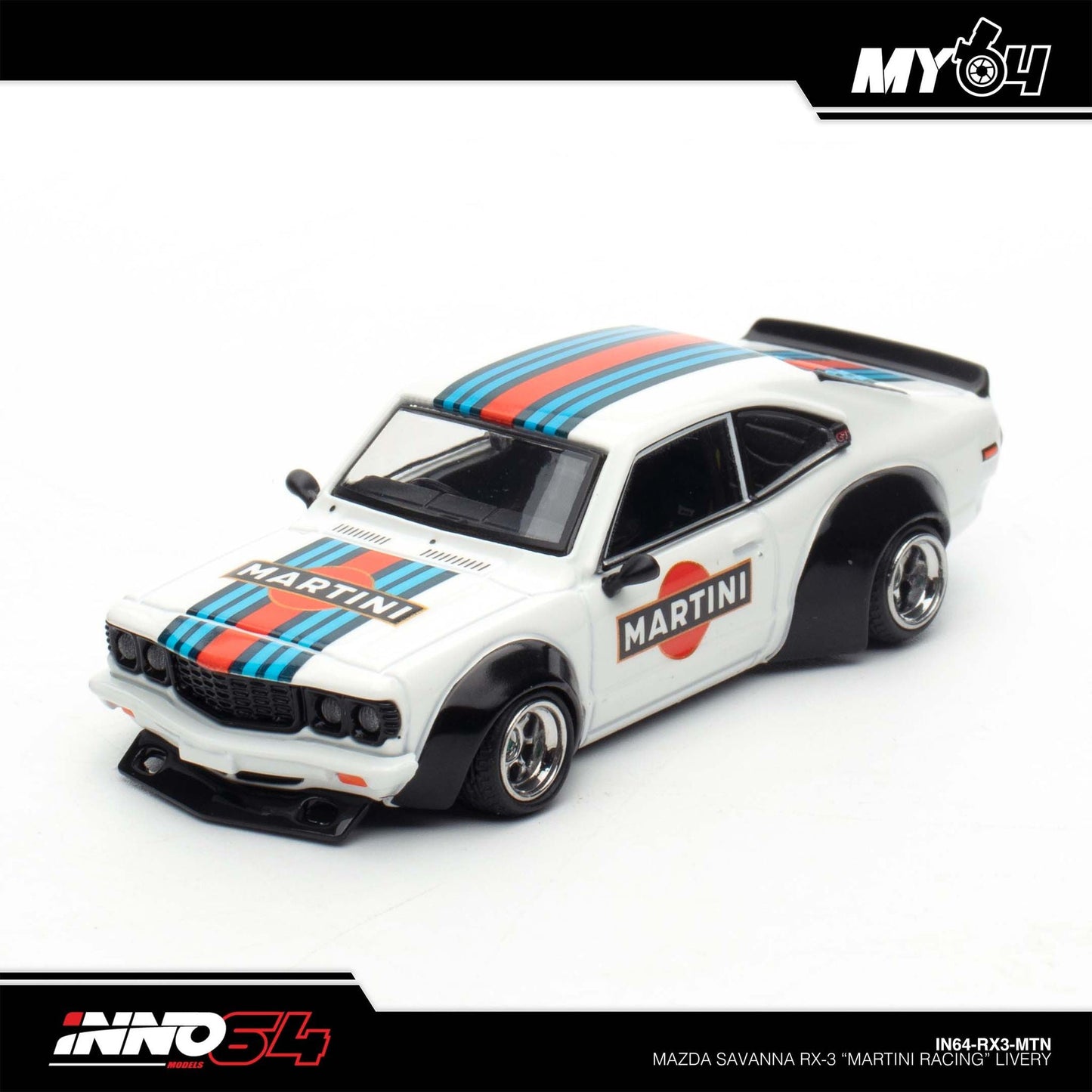 [INNO64] Mazda Savanna RX3 "Martini Racing" Livery