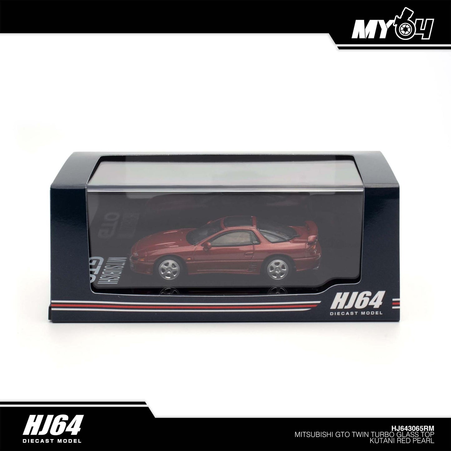 [Hobby Japan] Mitsubishi GTO Twin Turbo Glass Top - Kutani Red Pearl