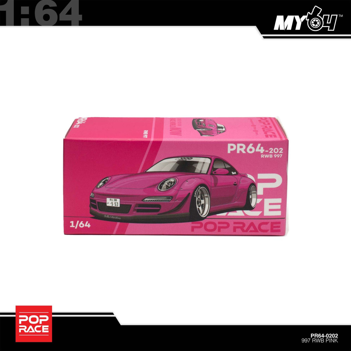 (UNSEAL UNIT) [Pop Race] 1:64 RWB 997 - Pink