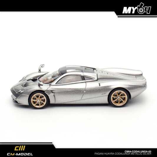 [CM Model] Pagani Codalunga - Metallic Silver