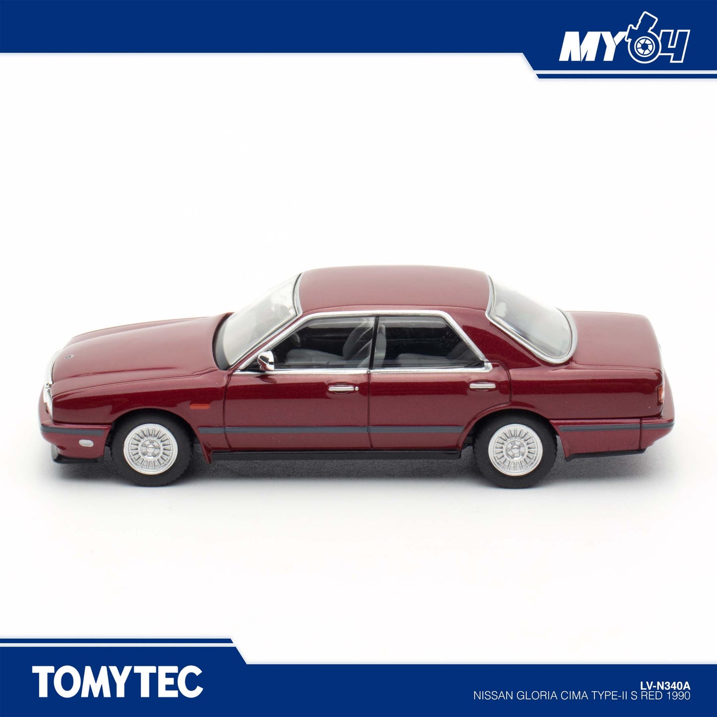 ( UNSEAL UNIT ) [TLVN] Nissan Cedric & Gloria - Gloria CIMA Type - II S Red 1990