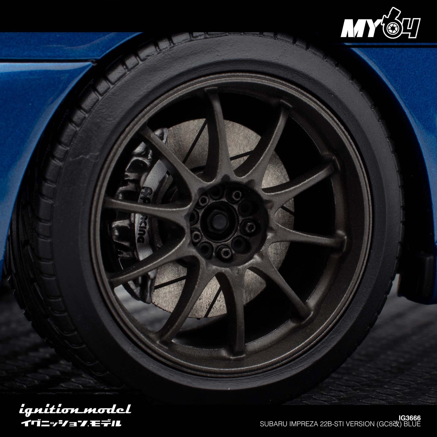 [Ignition Model] Subaru Impreza 22B-STi Version (GC8改) - Blue