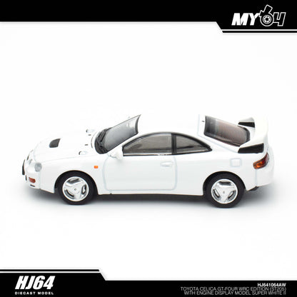 [Hobby Japan] Toyota Celica GT-Four WRC Edition (ST205) with Engine Display Model - Super White II