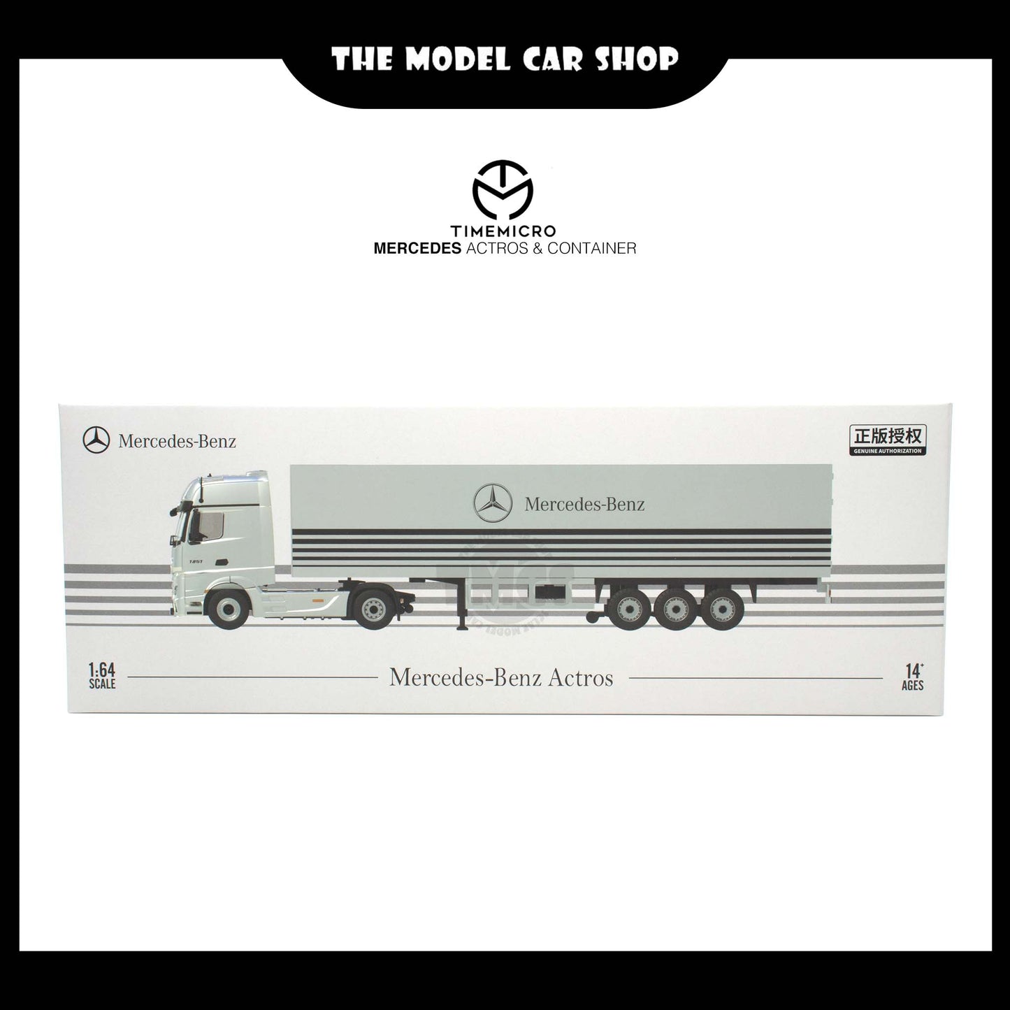 [Time Micro] 1:64 Mercedes Actros & Container